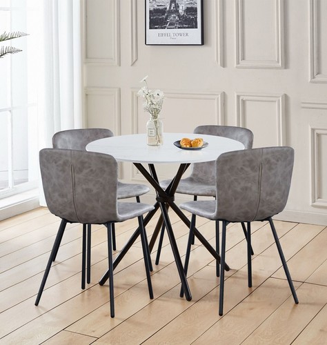 Dining set small - dining, round