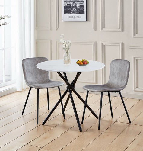 Dining set small - dining, round