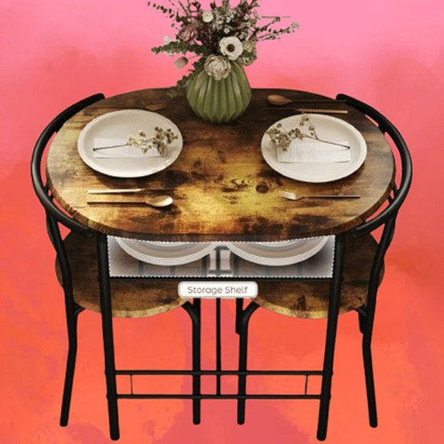 Small table and chairs - and, 2