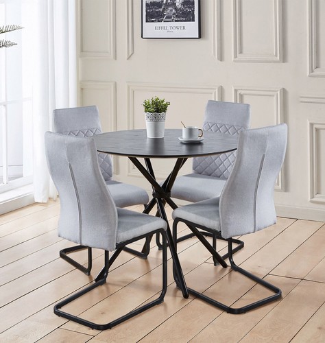 Dining table set - small, round