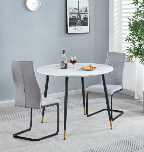 Dining set small round marble - dining, set,