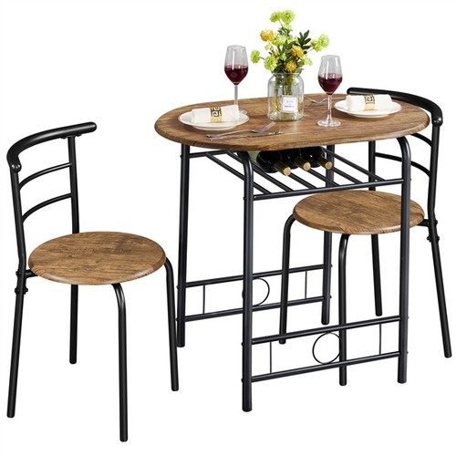 Modern round dining - modern, set
