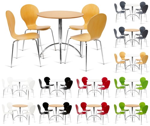 Bistro dining set - dining, round