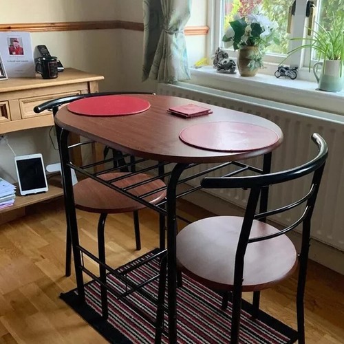 Small table and chairs - table, 2