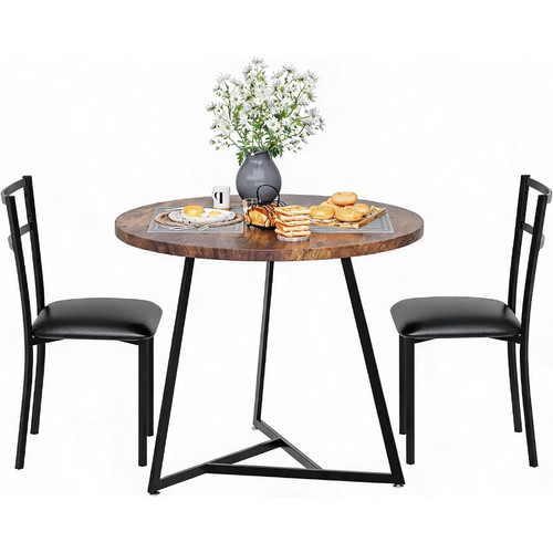 Compact round dining table - table, 2