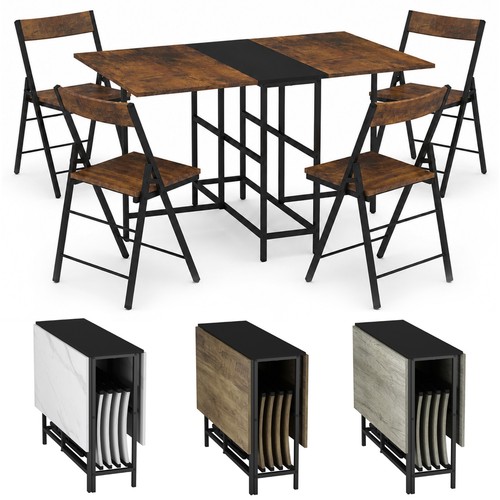 Piece folding dining table - dining,